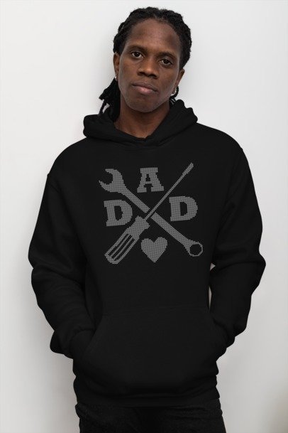 Dad with Tools Rhinestone Shirt – Handyman Dad Sparkle Bling Apparel | Blingdazzel