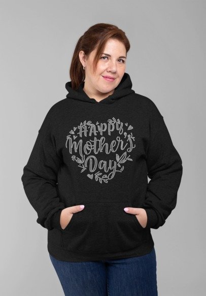 Happy Mother's Day Rhinestone Shirt – Mom Sparkle Bling Gift | Blingdazzel