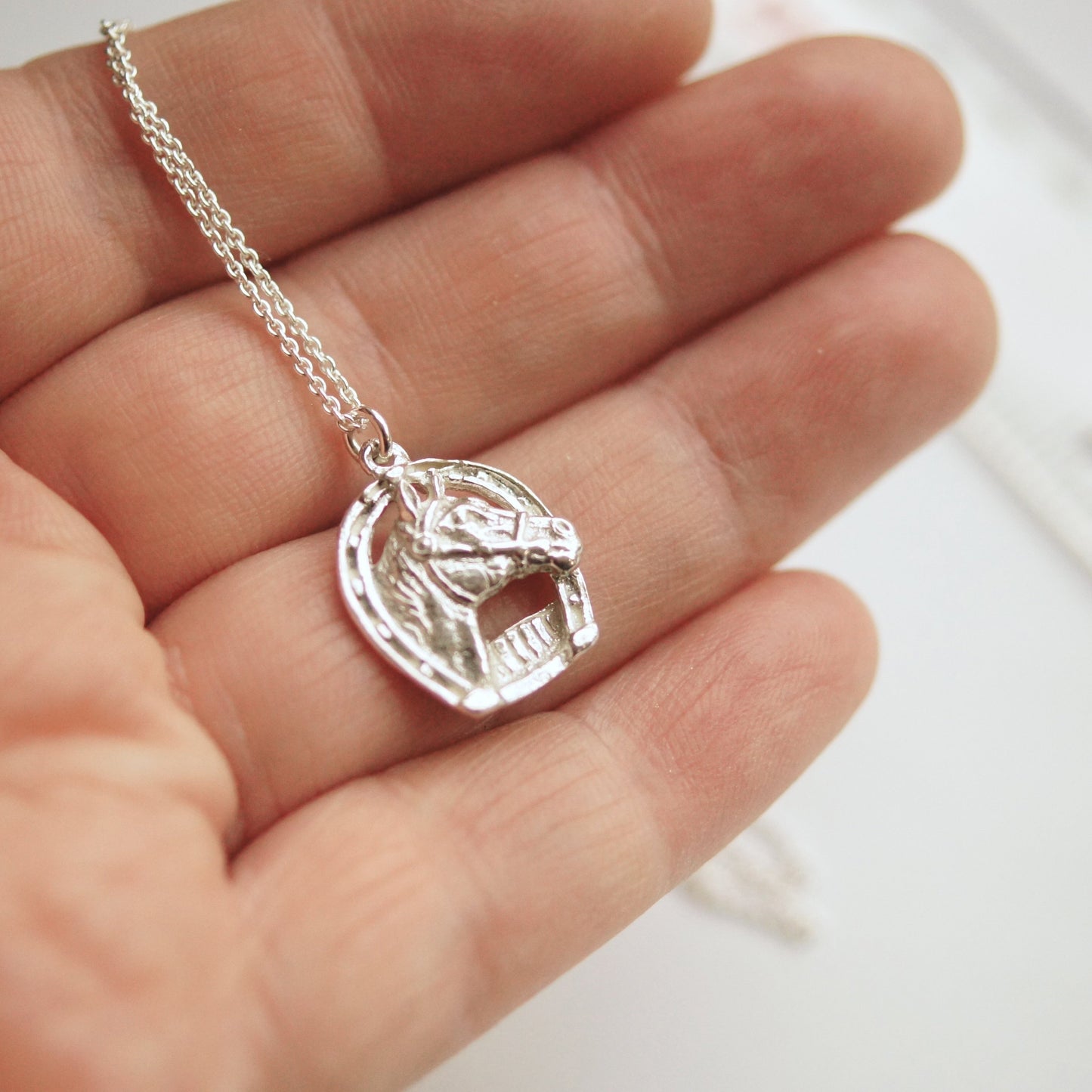 Horseshoe Pendant Necklace