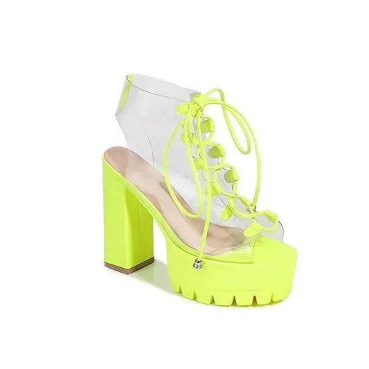 Hot Woman Wedding Shoes Women High Heels Summer Sandals - Velora