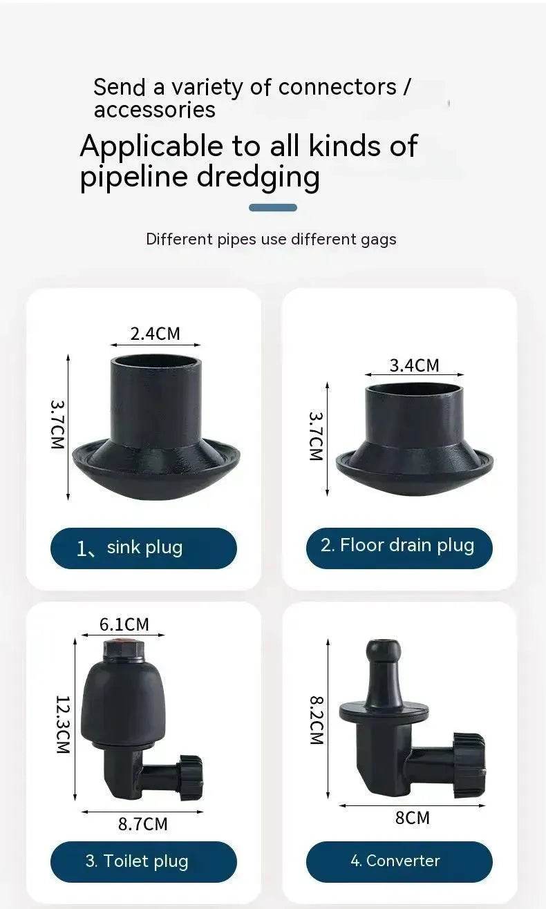 Household Kitchen Sink Toilet Blocked Pipe Unclogging Plunger. - Velora