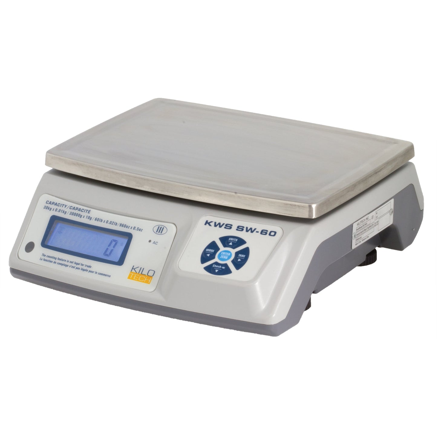 Electronic Digital Weighing Scales, 12 lbs. / 6 kg Cap., 0.002 kg/2 g/0.005 lbs./0.1 oz. Graduations - Velora Luxury Fashion