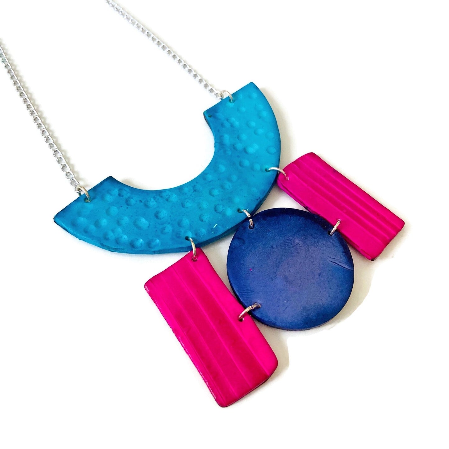 Colorful Statement Geometric Jewelry Set - Velora Luxury Fashion