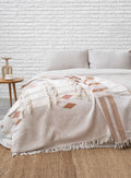 Cotton Boho Sofa Throw Blanket - Velora Luxury Fashion