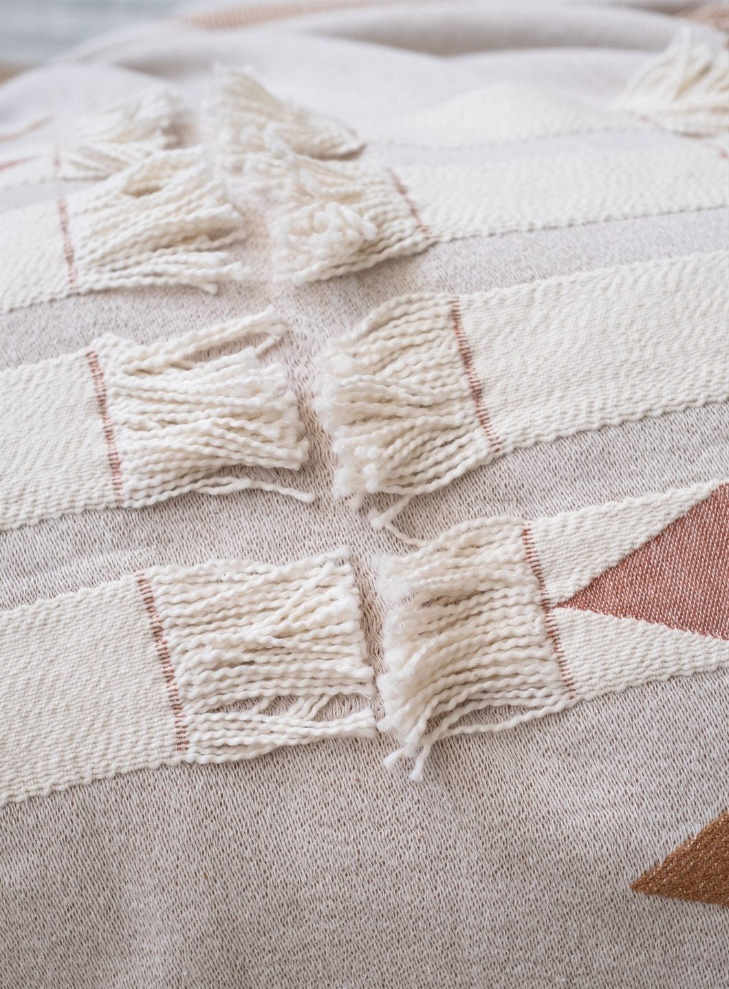 Cotton Boho Sofa Throw Blanket - Velora Luxury Fashion