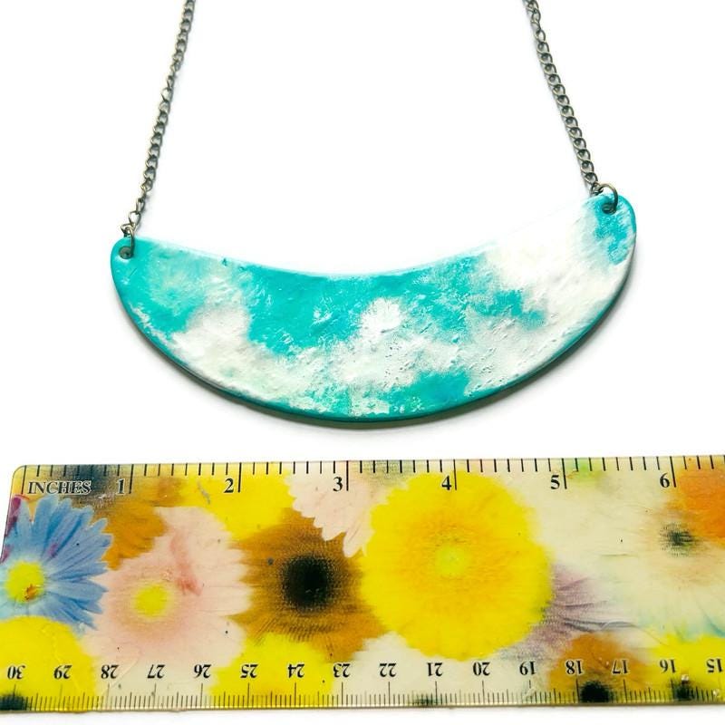 Handmade Necklace & Earrings Set in Turquoise and Silver - Velora Luxury Fashion