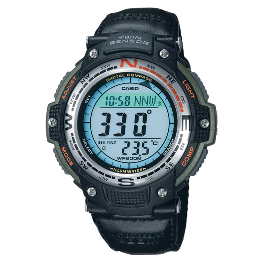 CASIO Twin Sensor Digital Black | SGW100B-3V
