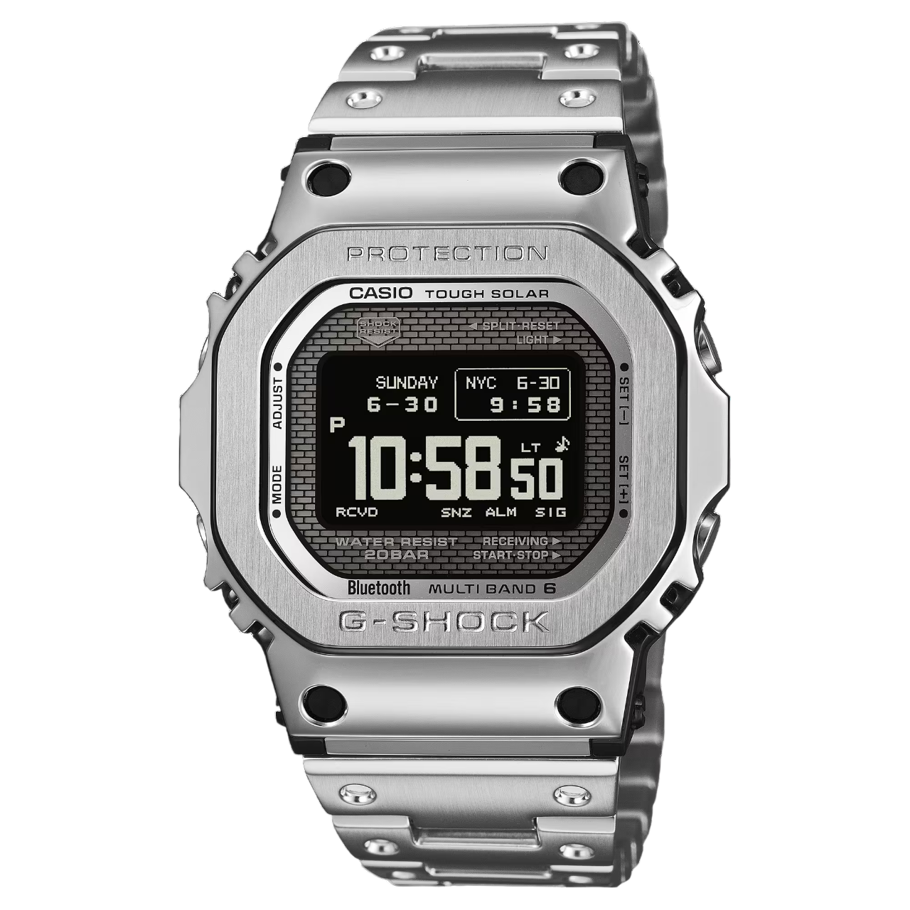 CASIO G-Shock Full Metal 5000 Series Silver | GMWBZ5000D-1