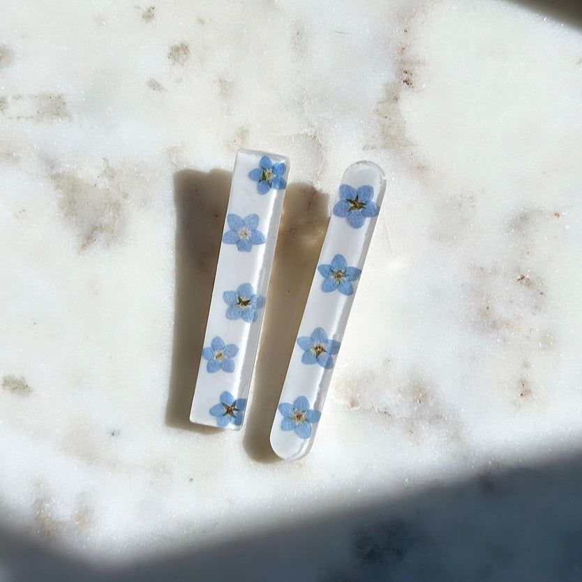 Barrette à cheveux - Myosotis - Velora