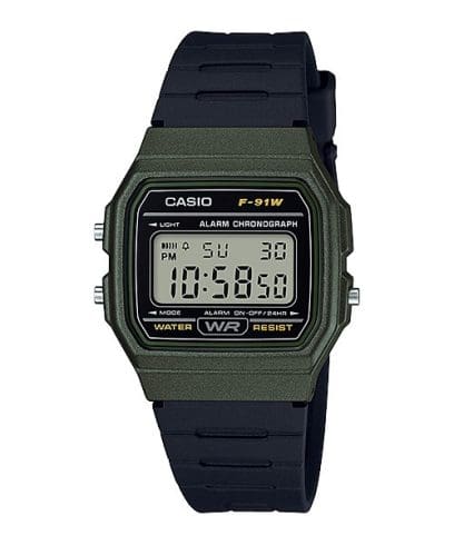 CASIO G-Shock Digital Green | ⁠F91WM-3A