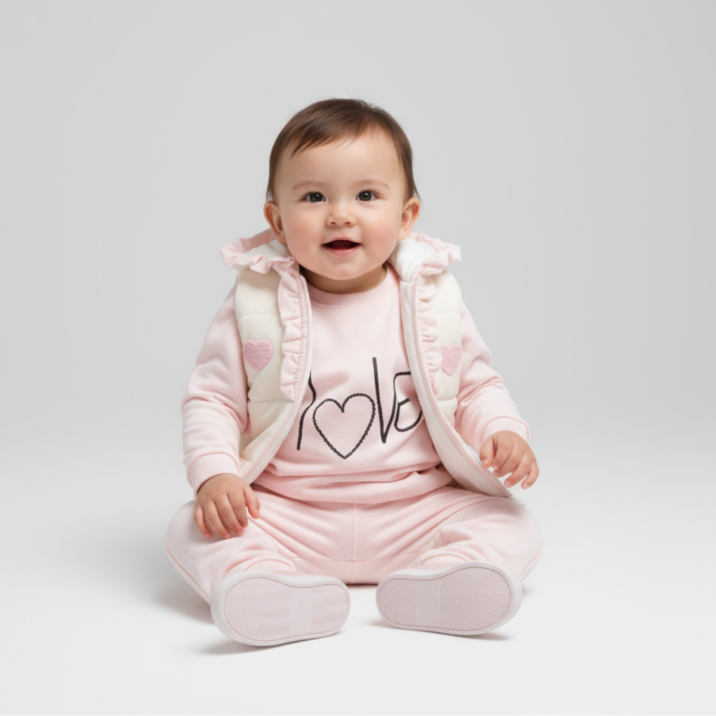 Love Vest Girls Jogger Set