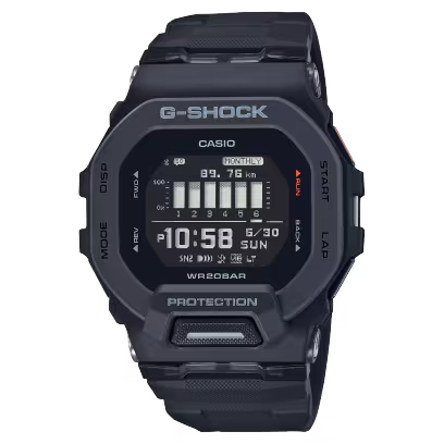 CASIO G-Shock GBD-200 Series Digital Dial Black | GBD200-1