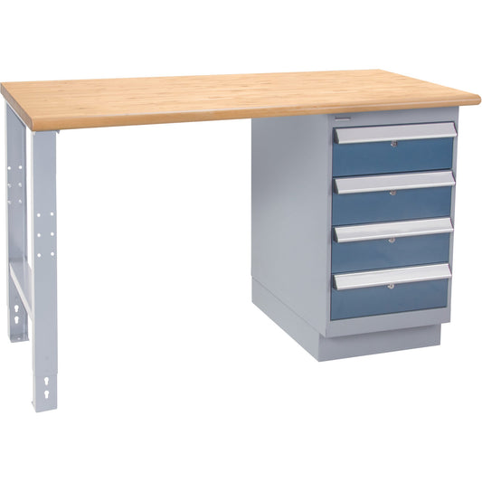 Industrial-Duty Workbench, 1000 lbs Cap., 72" W x 36" D, 34" H - Velora Luxury Fashion