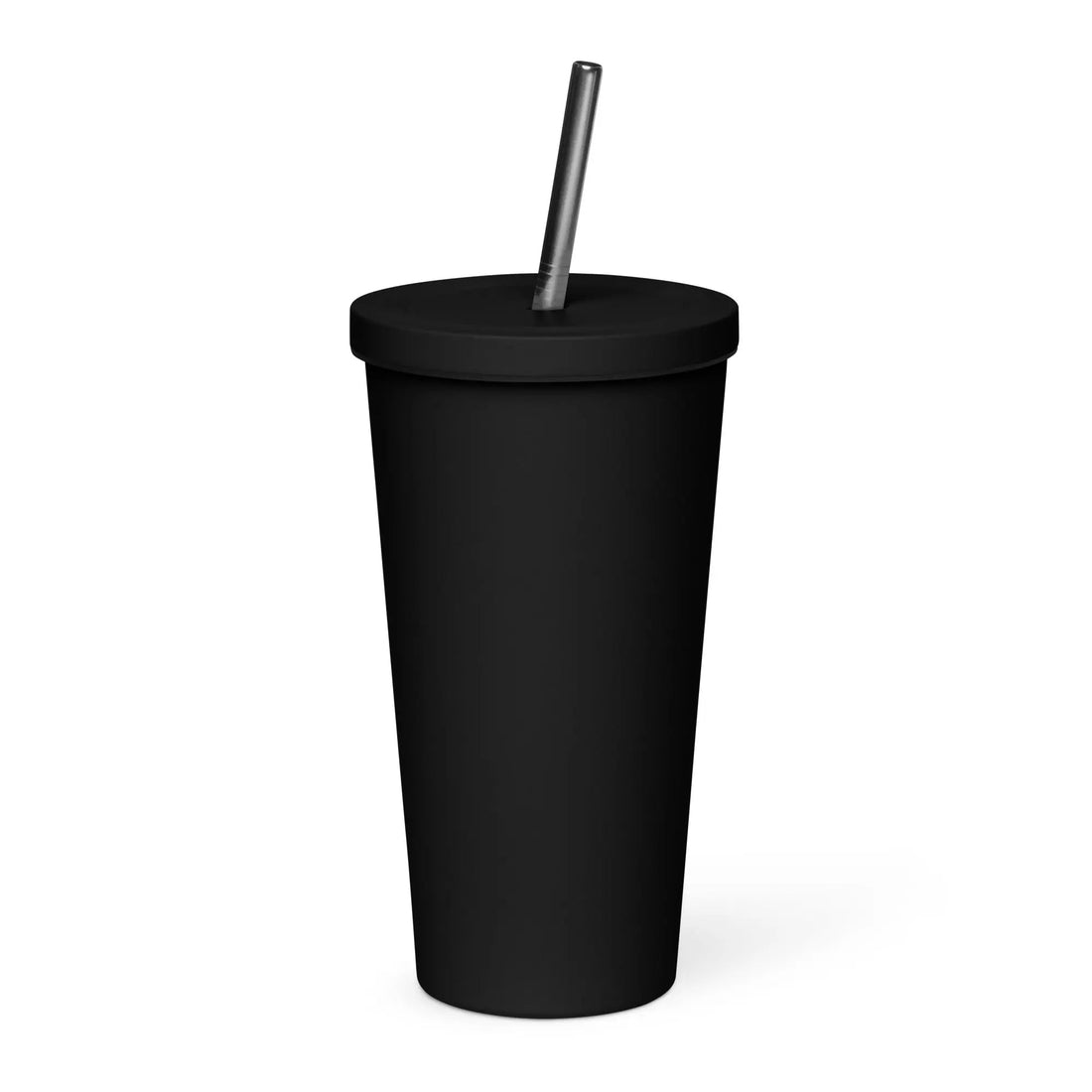Insulated tumbler with a straw - Star Mandela
