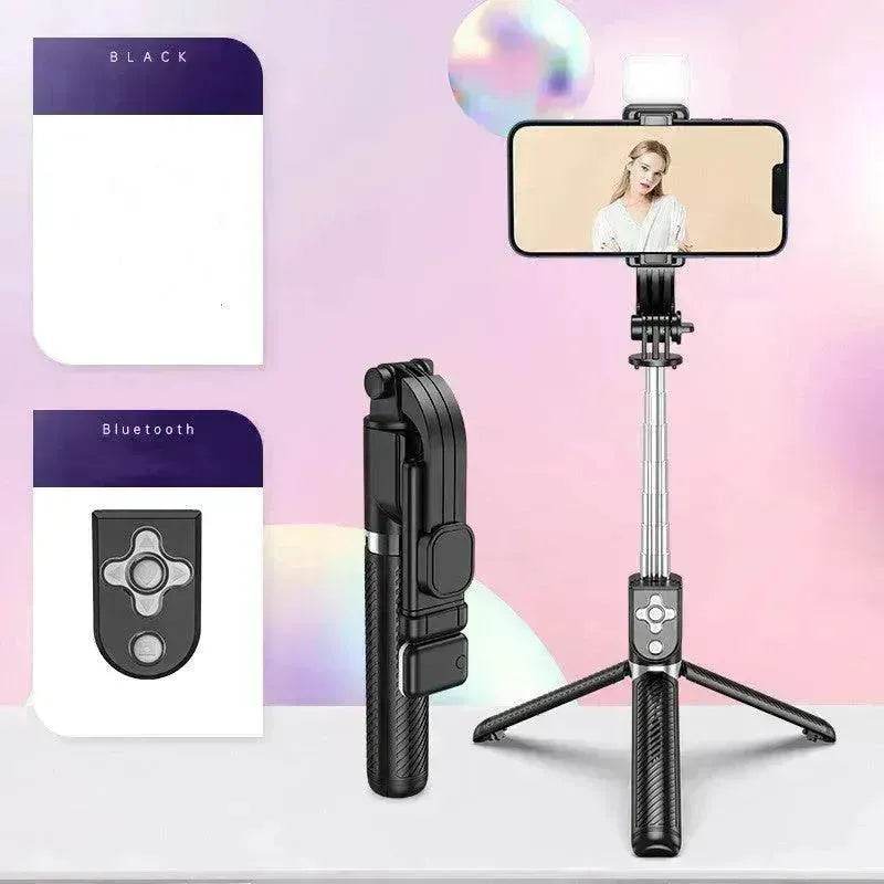 Integrated Selfie Stick Bluetooth Mobile Phone Live Streaming Tripod Stand - Velora