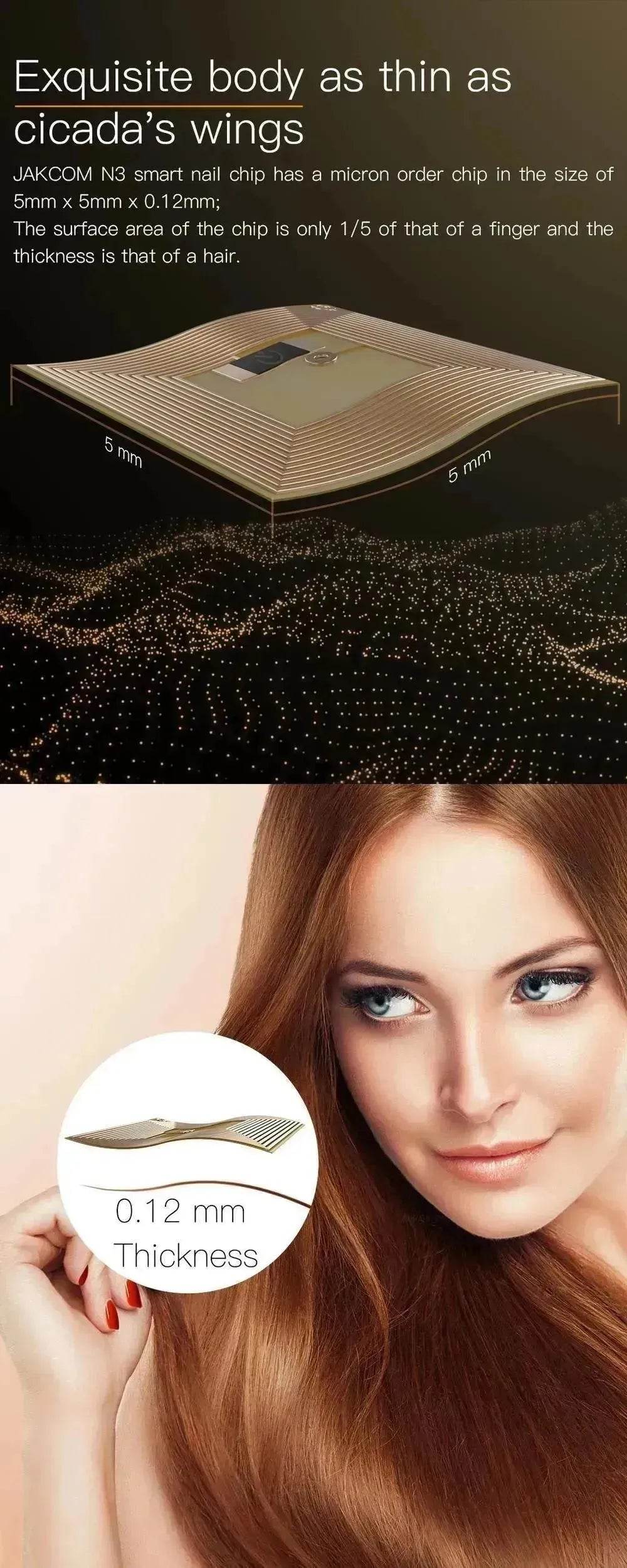 JAKCOM N3 Smart Wireless Sensor Nail Chip - Velora