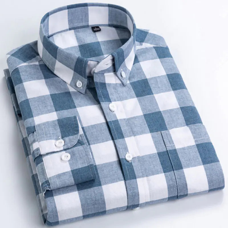 Men's Checkered Business Shirt by Burberry (Spring/Summer)