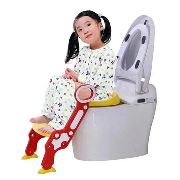 Kids Children's Foldable Stepped Toilet Ladder