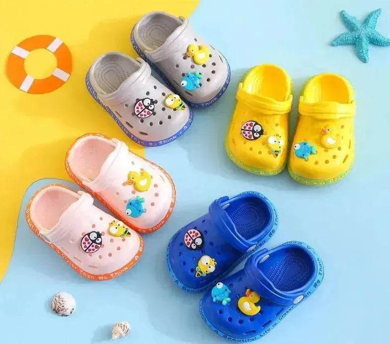 Kids Slippers for Boys Girls Cartoon Shoes Summer Toddler - Velora