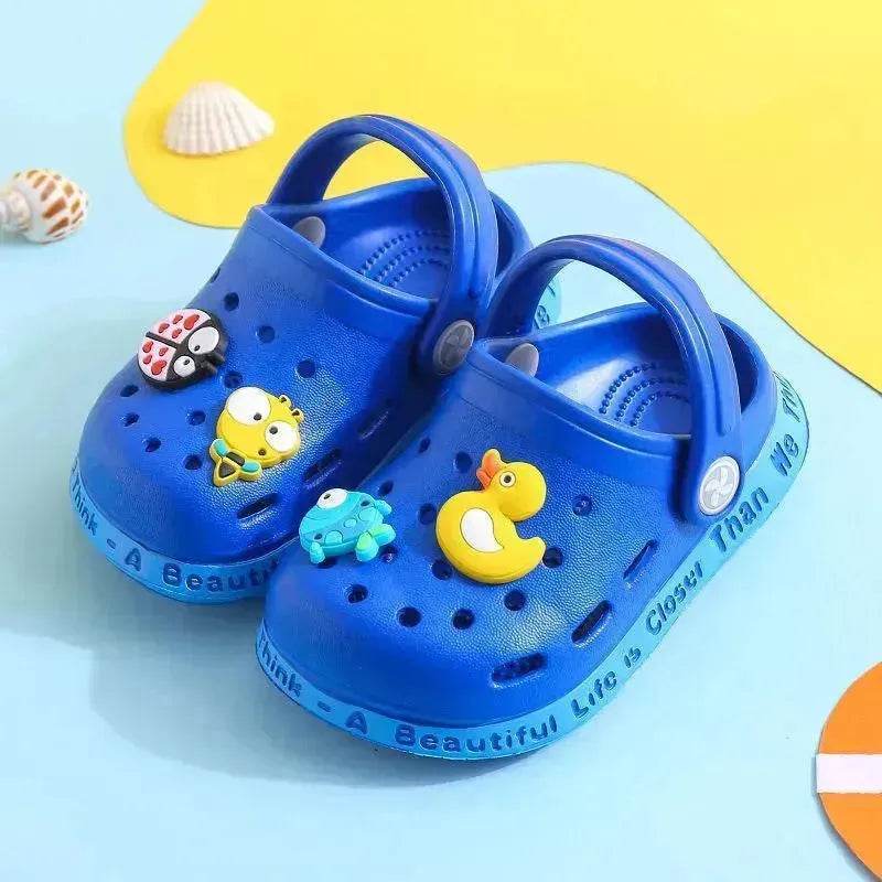 Kids Slippers for Boys Girls Cartoon Shoes Summer Toddler - Velora