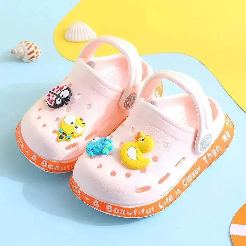 Kids Slippers for Boys Girls Cartoon Shoes Summer Toddler - Velora