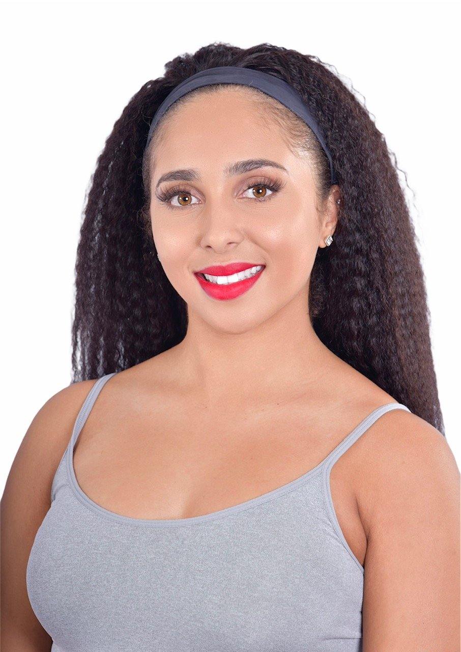 Kinky Blowout Straight - Headband Wig - Velora Luxury Fashion