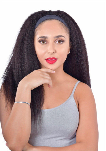 Kinky Blowout Straight - Headband Wig - Velora Luxury Fashion