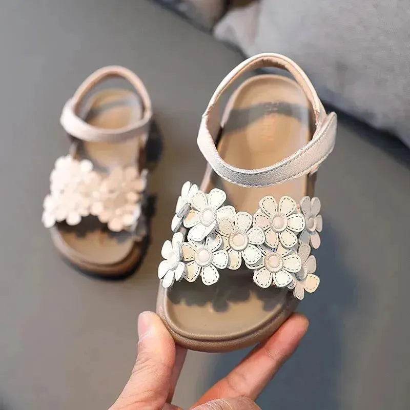 Korean Version Of The Big Kids Flower Soft-soled Beach Shoes - Velora