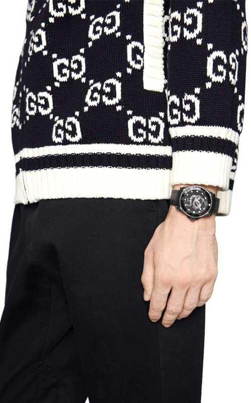 Gucci 45mm Dive Mens Watch YA136217 - Velora