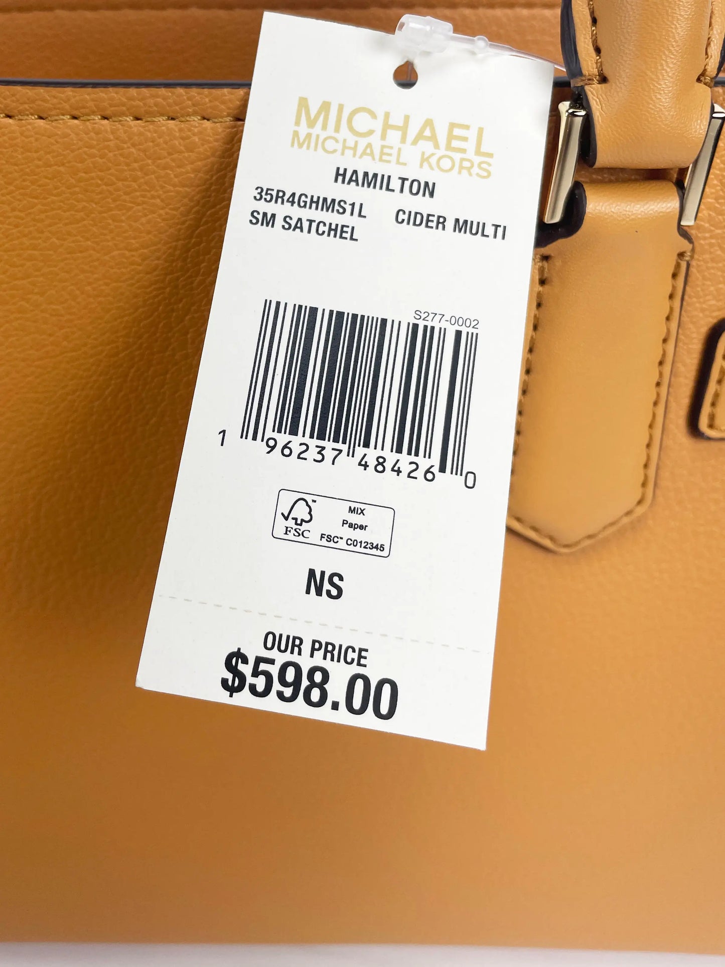 Michael Kors Cider Leather Crossbody Satchel