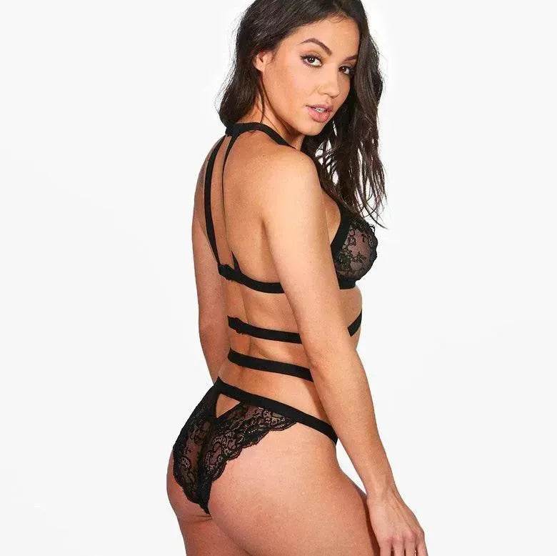 Lace perspective bandage lingerie - Velora
