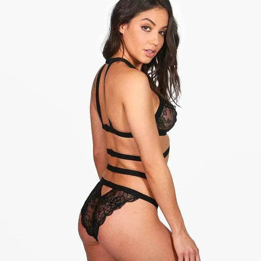 Lace perspective bandage lingerie - Velora
