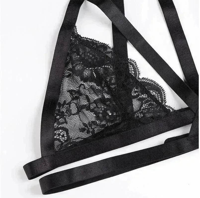 Lace perspective bandage lingerie - Velora
