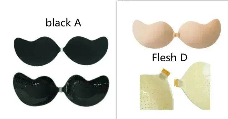 Lala Goddess Mango Cup With Deep V Invisible Bra Women's Swimwear Bridal Wedding Dress Gathered Chest Stickers Wholesale - Velora