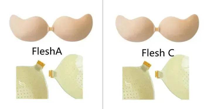 Lala Goddess Mango Cup With Deep V Invisible Bra Women's Swimwear Bridal Wedding Dress Gathered Chest Stickers Wholesale - Velora