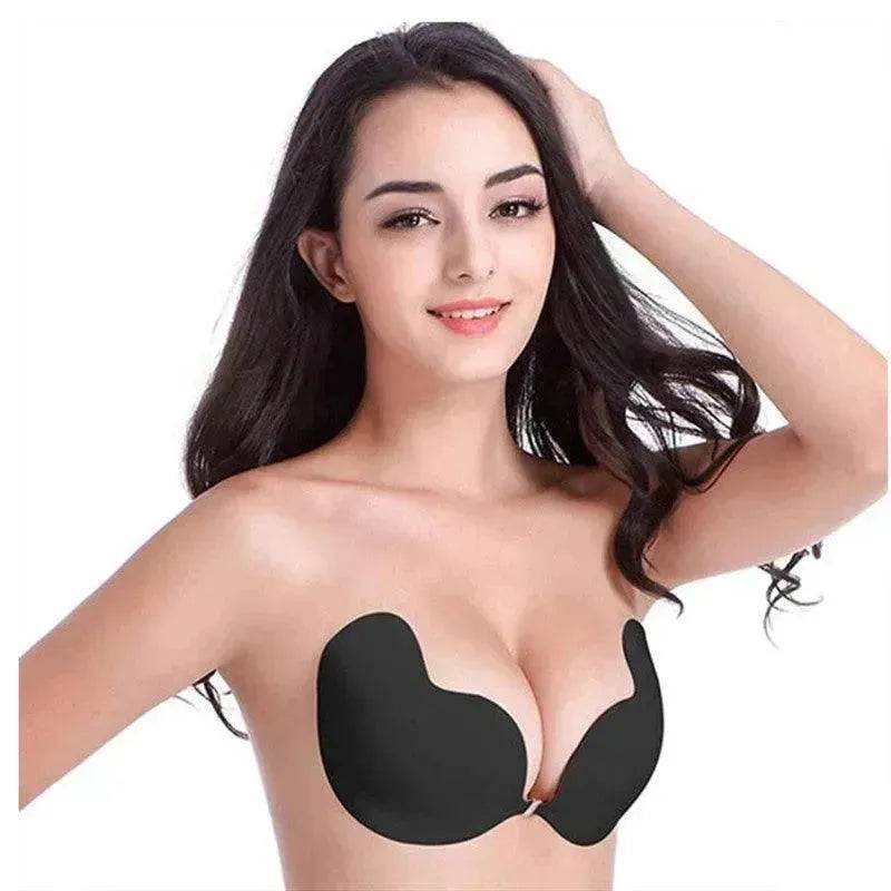 Lala Goddess Mango Cup With Deep V Invisible Bra Women's Swimwear Bridal Wedding Dress Gathered Chest Stickers Wholesale - Velora