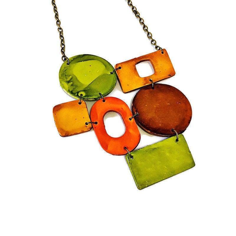 Large Statement Jewelry Set with Earthy Boho Style - Velora Luxury Fashion