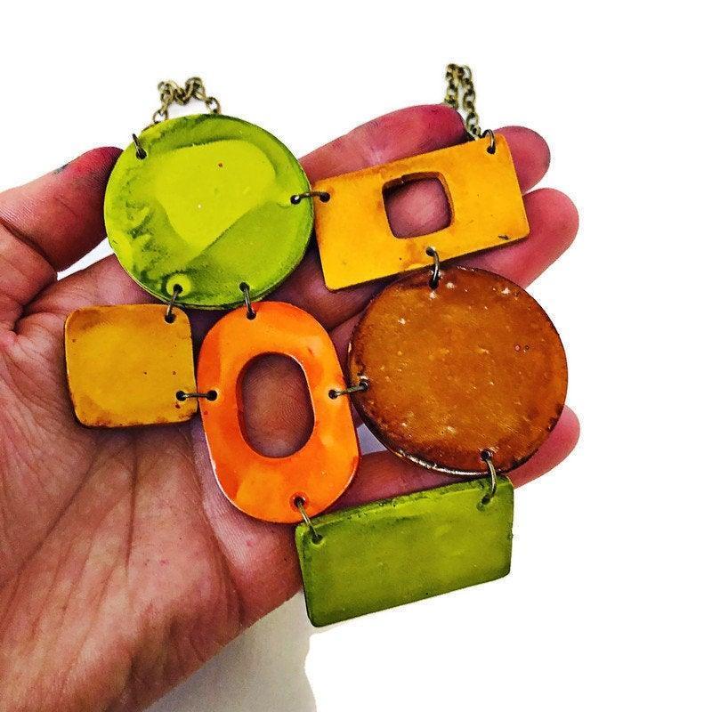 Large Statement Jewelry Set with Earthy Boho Style - Velora Luxury Fashion