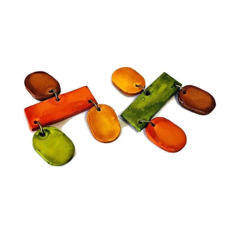 Large Statement Jewelry Set with Earthy Boho Style - Velora Luxury Fashion