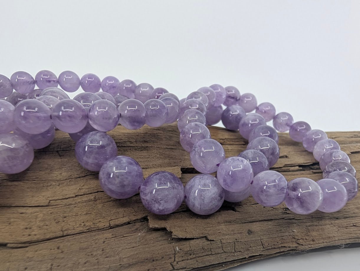 Lavender Amethyst Bracelet — 8mm, 9mm, 10mm & 11mm
