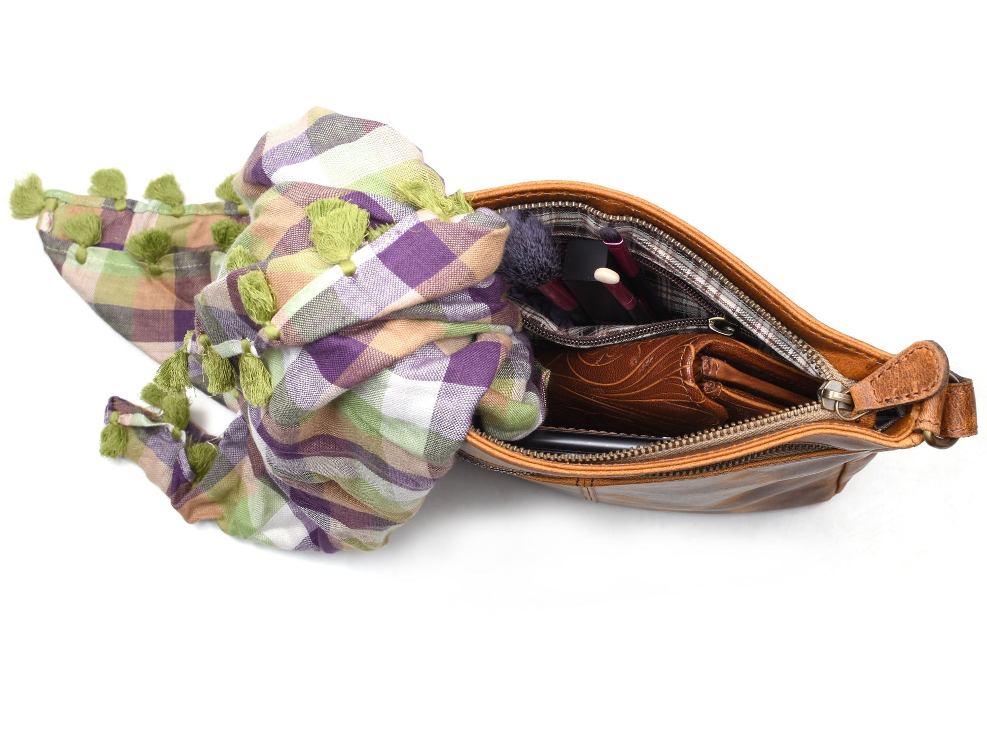 Leather Sling Bag -( LB-301 ) - Velora Luxury Fashion