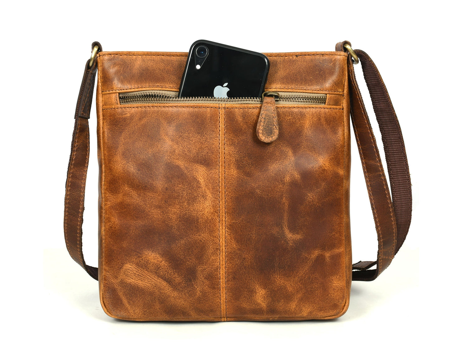 Leather Sling Bag -( LB-301 ) - Velora Luxury Fashion