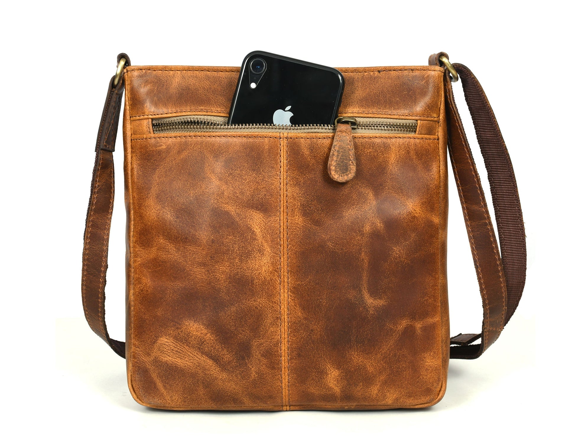 Leather Sling Bag -( LB-301 ) - Velora Luxury Fashion