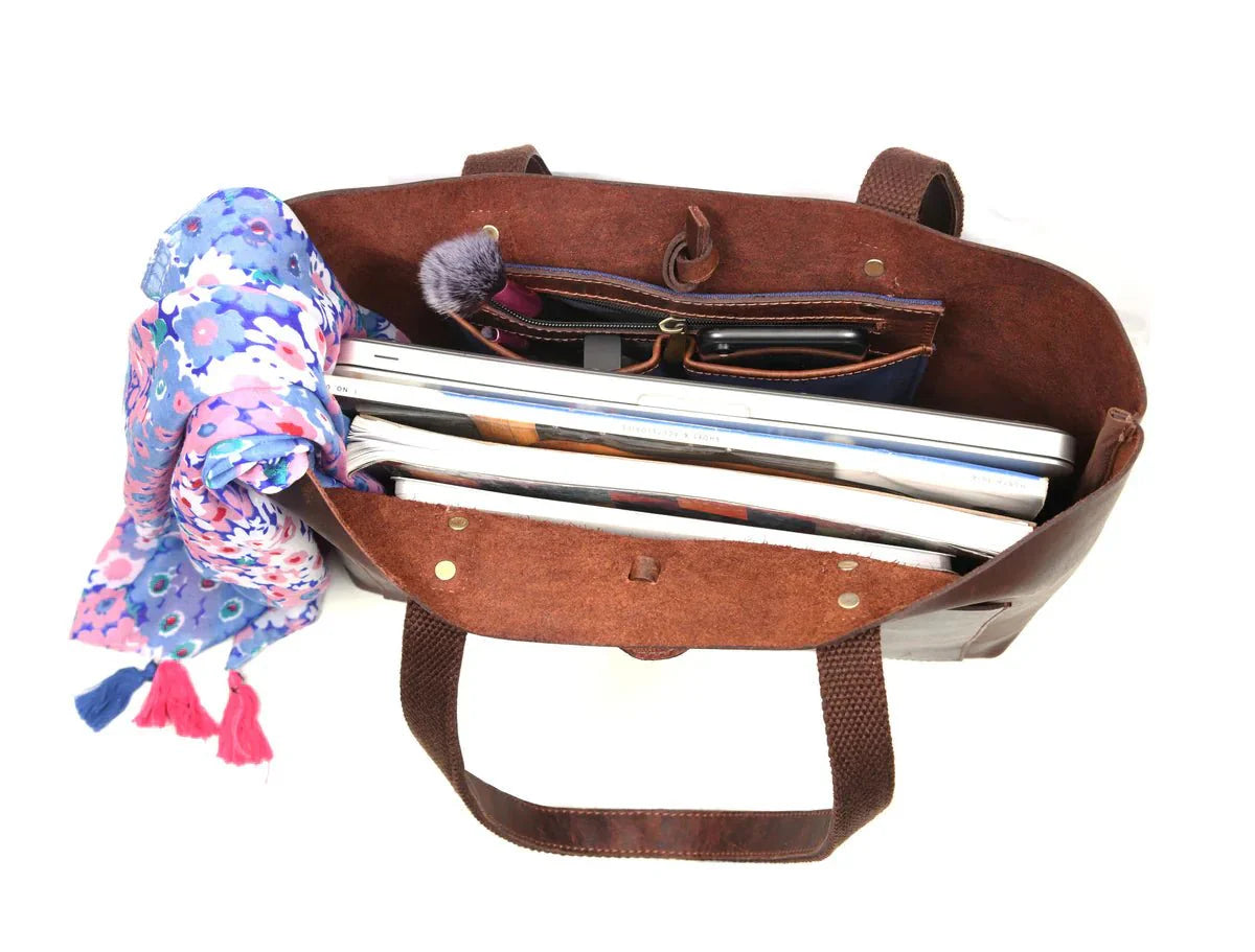 Leather Willow Tote www.Shopthatapp.com