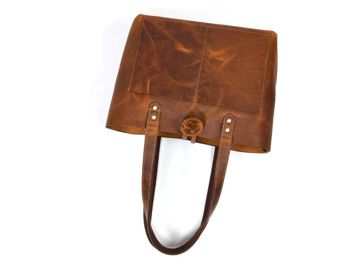 Leather Willow Tote www.Shopthatapp.com