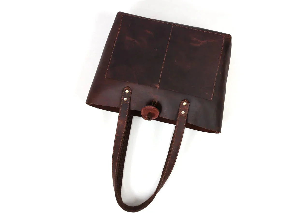 Leather Willow Tote www.Shopthatapp.com