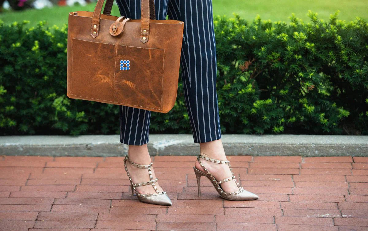 Leather Willow Tote www.Shopthatapp.com
