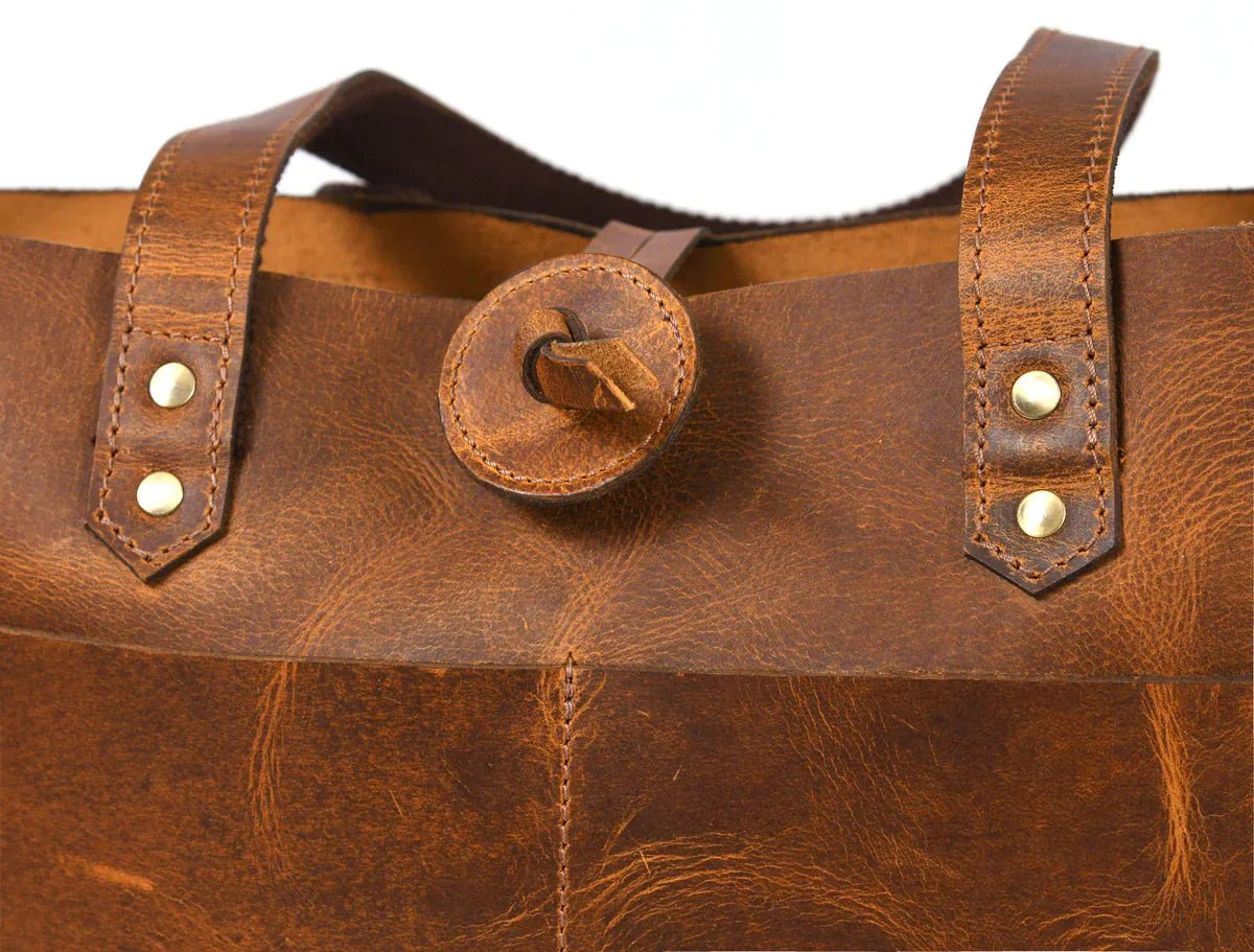 Leather Willow Tote www.Shopthatapp.com