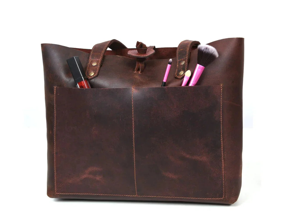 Leather Willow Tote www.Shopthatapp.com