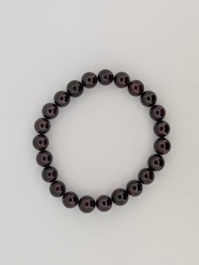 Garnet Bracelet — 3mm, 6mm, 7mm, 8mm Round or Chip
